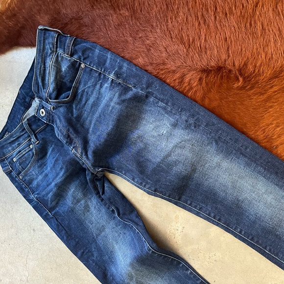 EUC G-Star RAW waist 27 Length 32 High straight leg jeans - Picture 6 of 11